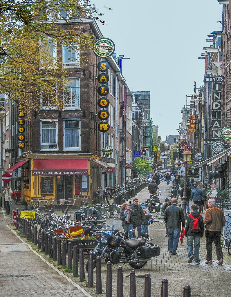Amsterdam does not lack for a variety of establishments for dining, drinking and smoking.