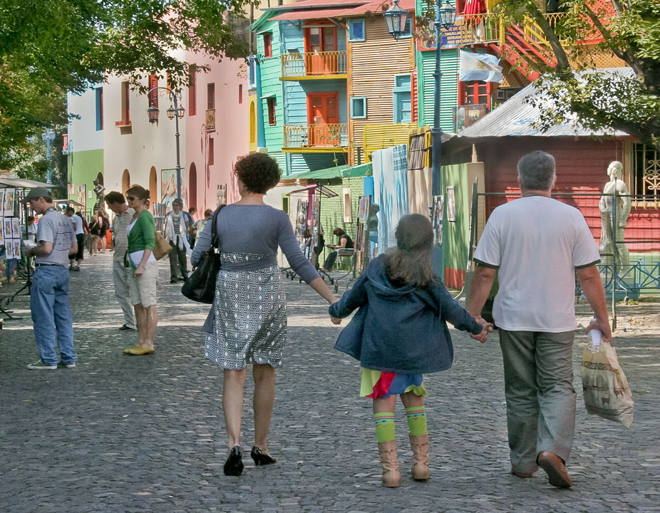 La Boca is one of Buenos Aires most colorful neighborhoods.