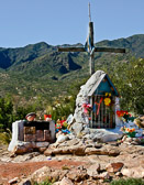 Memorials to those lost at the site of auto accidents exist where ever we have traveled.