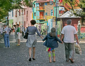 La Boca is one of Buenos Aires most colorful neighborhoods.