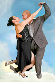 Tango dancers often seem to be transported to another world.