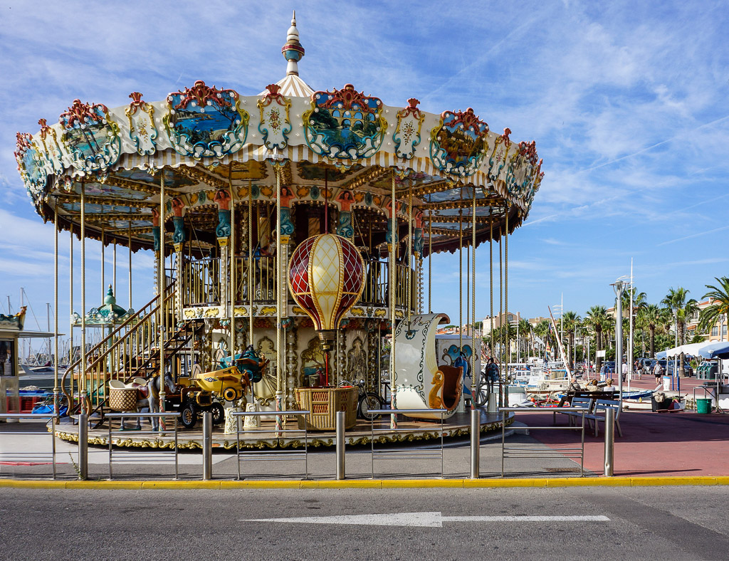Carousels are found in most of the larger villages and cities in France.