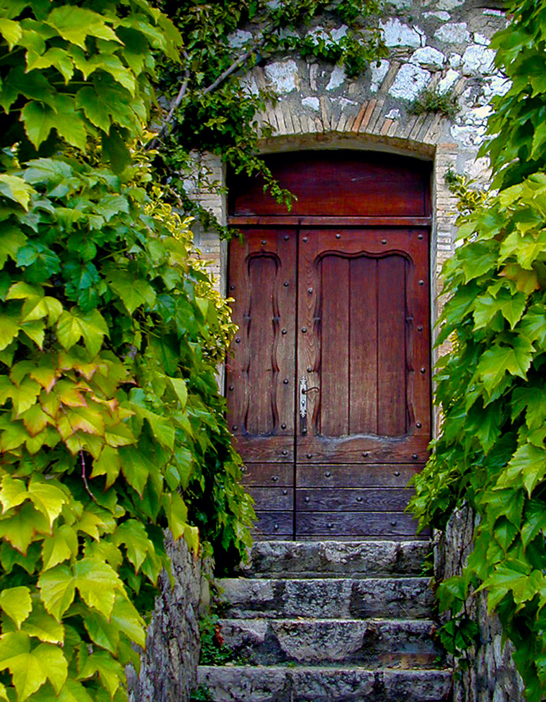 Entrance to a home in Leucate, a small town in southwestern France.