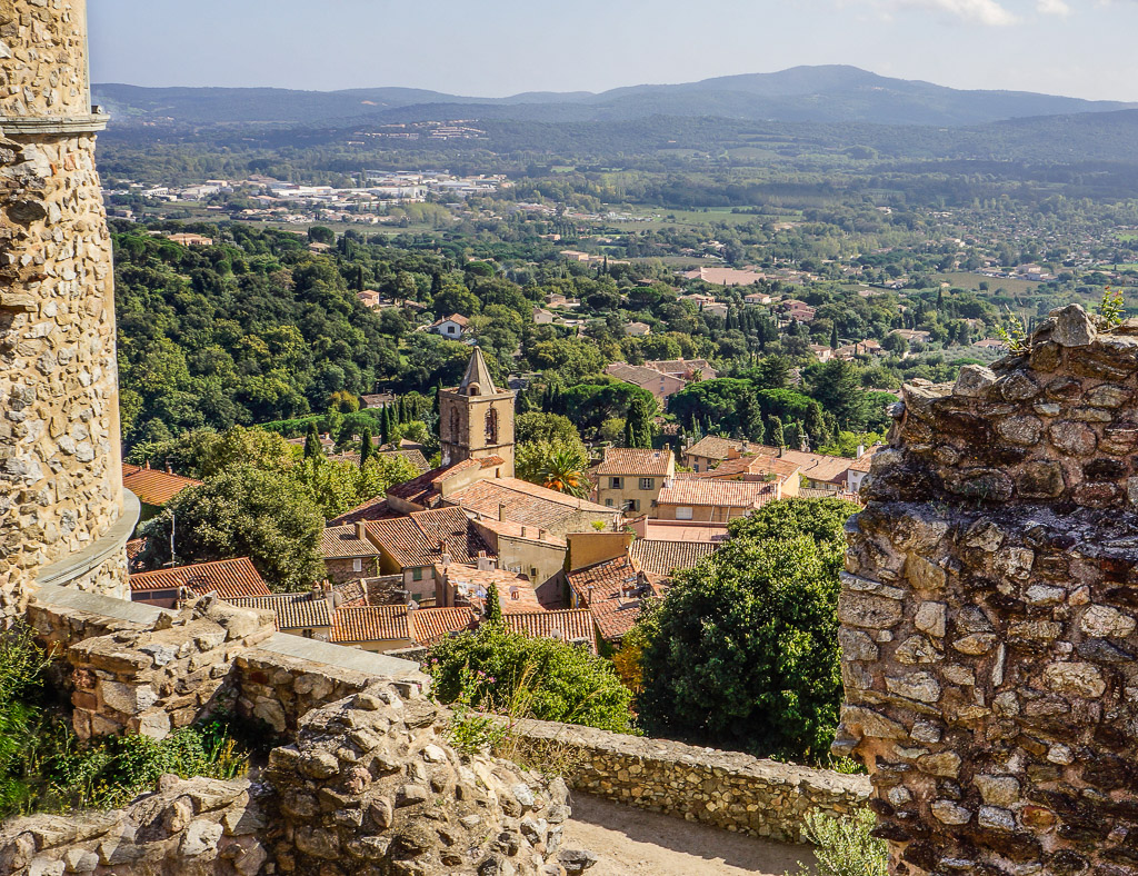 Looking down on the village of Grissom from the ruins of it's chateau.