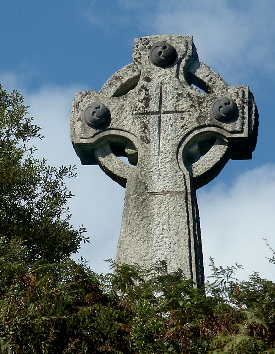 In Ireland, it's said that the cross was introduced by St. Patrick when he was converting pagan Irish in the 5th century.