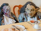 Two other guests join us at our table for breakfast at Rossmore Manor.