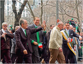Guiliani, Pataki, Koch and McGreevey marching on St.  Patrick's Day 2003.