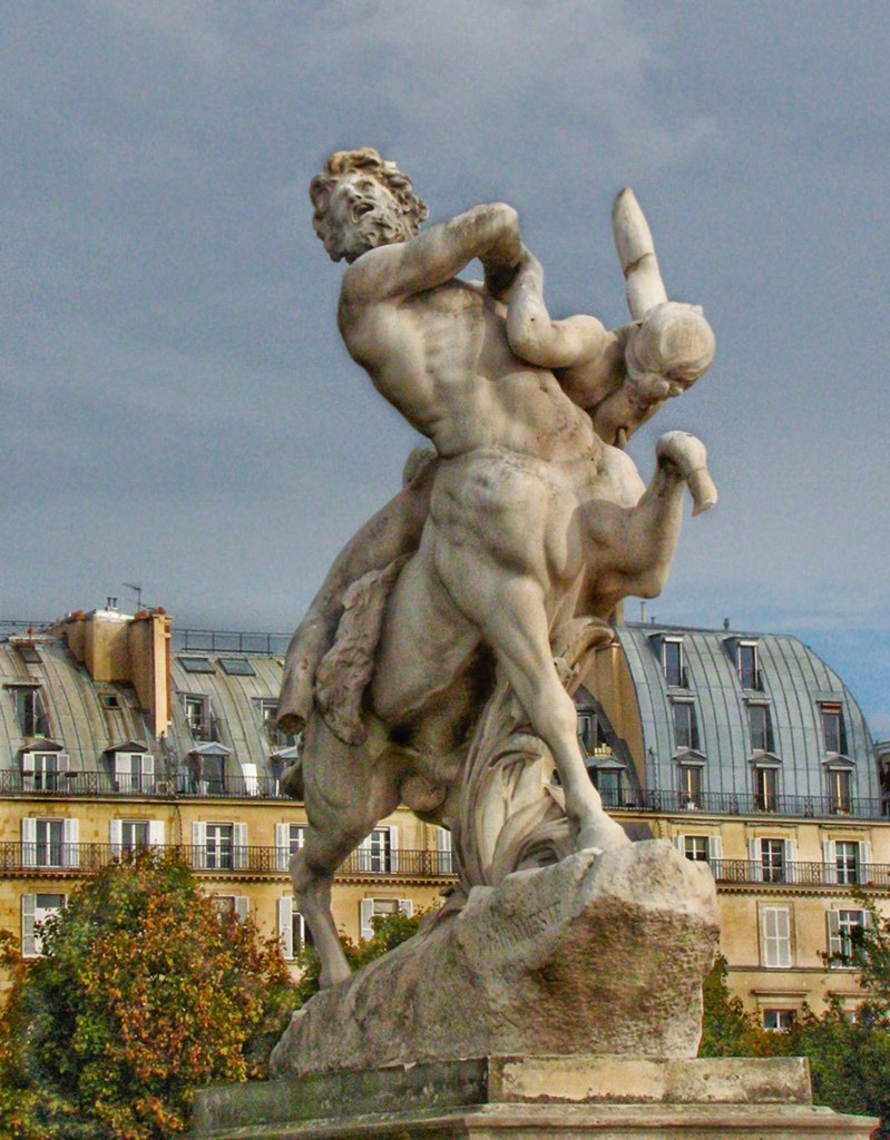 This sculpture is found in the Jardin des Tuileries near Rue Rivoli.